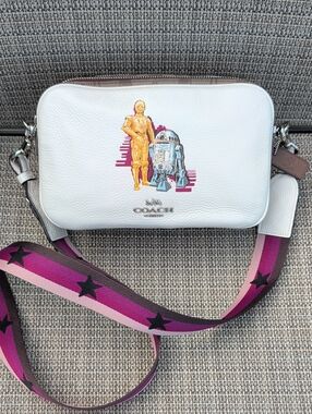 RARE Coach Jes Star Wars Droid Crossbody Bag (F88008) EUC